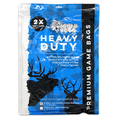 Heavy Duty Elk Quarter Game Bags XL 4 Pack Koolabuck