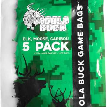 5-Pack XL Game Bags for Elk, Moose, and Caribou