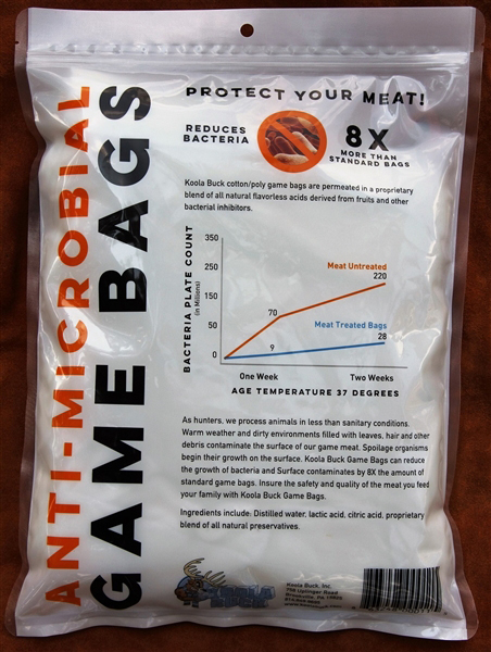 Anti-microbial Elk and Moose Quarter Game Bags XXL - Image 3